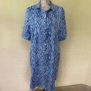 FHQ Collection Shirtdress Blue/White XL